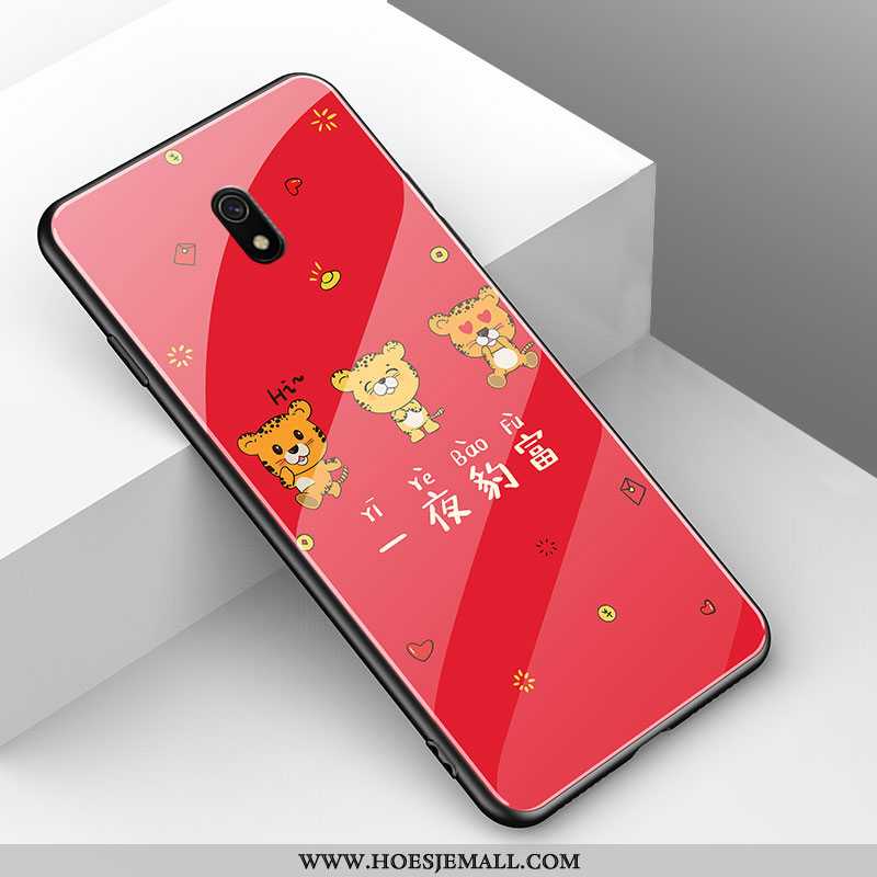 Hoesje Xiaomi Redmi 8a Trend Zacht Lovers Mobiele Telefoon Mode Groen Glas