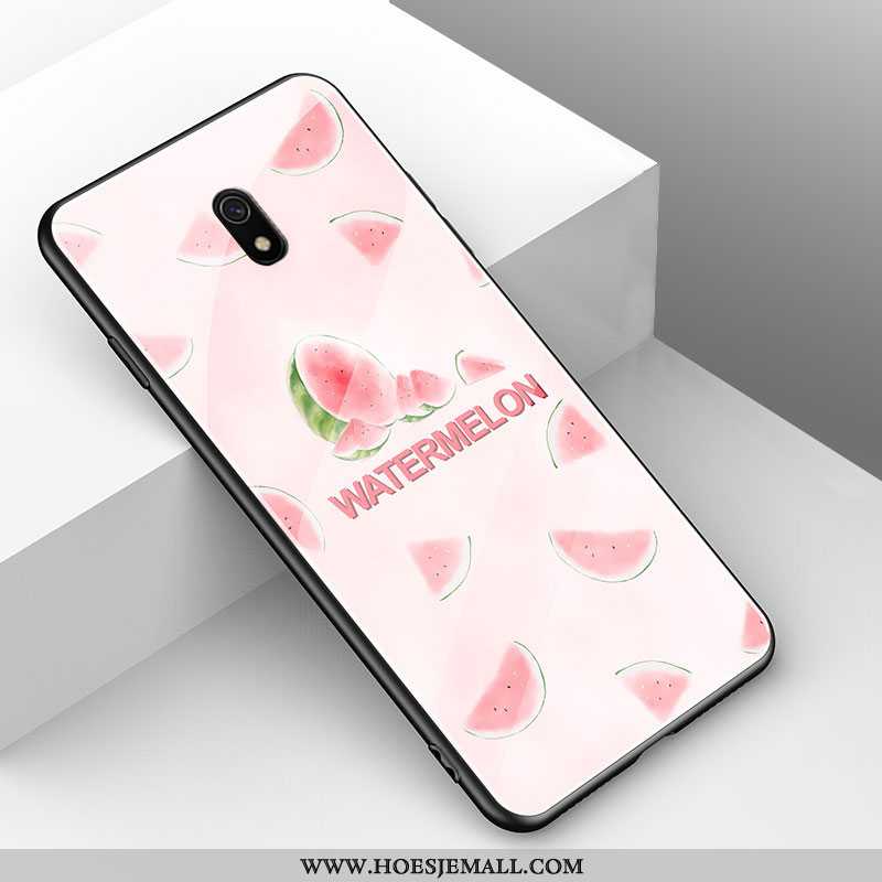 Hoesje Xiaomi Redmi 8a Trend Zacht Lovers Mobiele Telefoon Mode Groen Glas