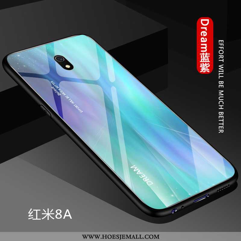 Hoesje Xiaomi Redmi 8a Siliconen Bescherming Mini Verloop Effen Kleur Hard Wit Witte