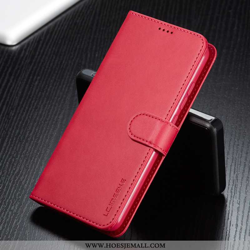 Hoesje Xiaomi Redmi 8a Skärmskydd Siliconen Mini Bruin Leren Rood Anti-fall Bruine