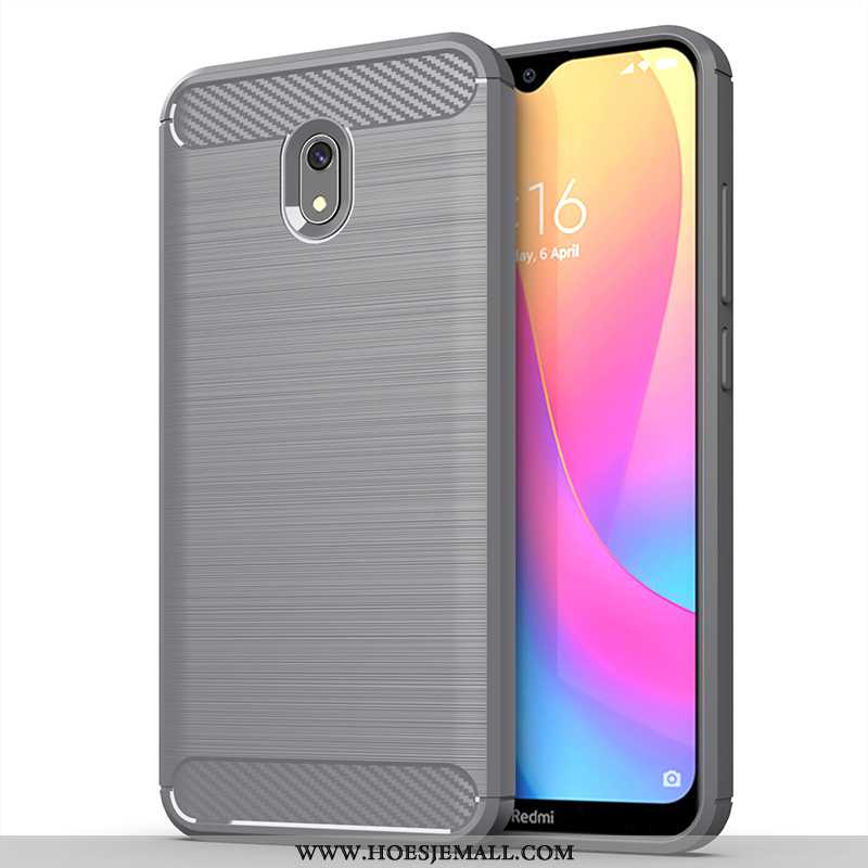 Hoes Xiaomi Redmi 8a Trend Zacht Persoonlijk All Inclusive Rood Hoesje Scheppend Zwarte