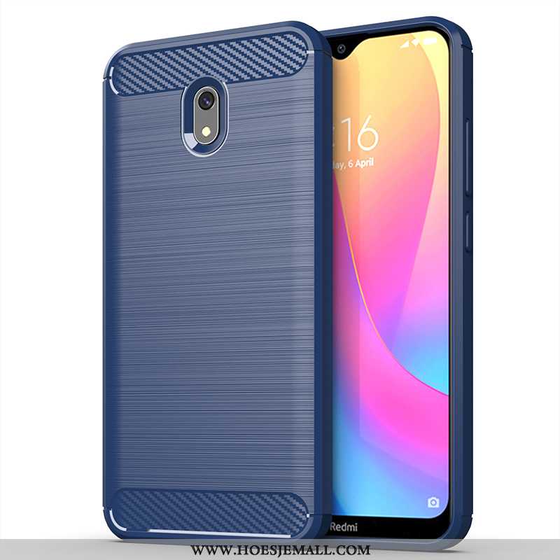 Hoes Xiaomi Redmi 8a Trend Zacht Persoonlijk All Inclusive Rood Hoesje Scheppend Zwarte