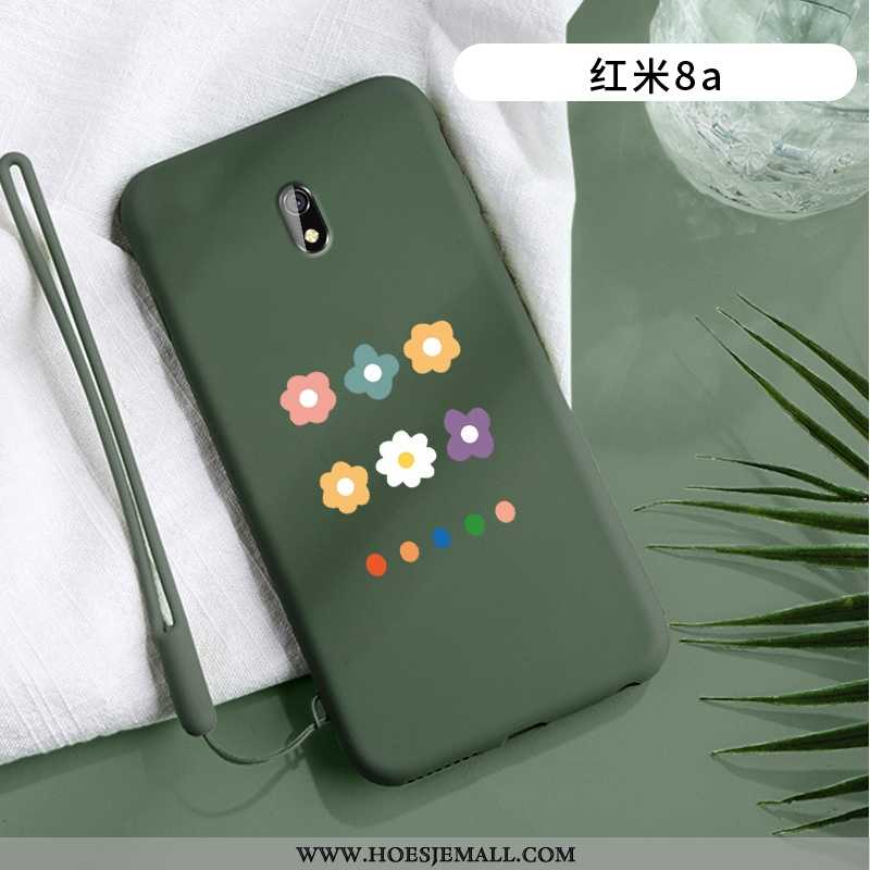 Hoes Xiaomi Redmi 8a Mode Schrobben Lovers Bloemen Mini Anti-fall Purper