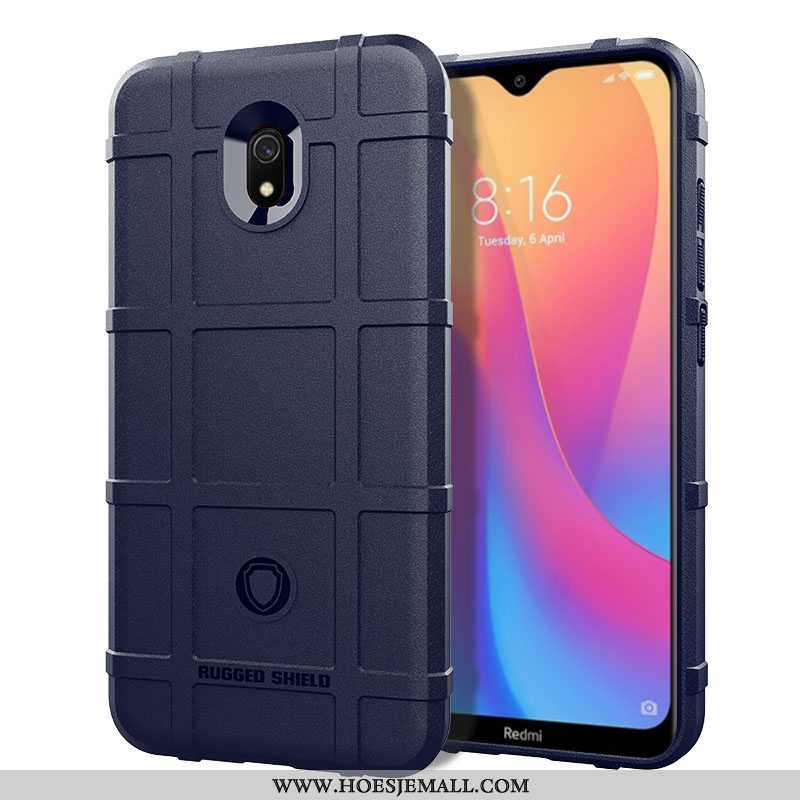 Hoes Xiaomi Redmi 8a Persoonlijk Scheppend Rood Hoesje Mobiele Telefoon Trend Schrobben Zwarte