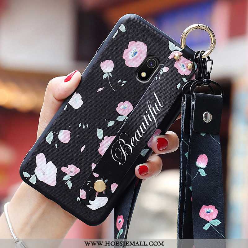 Hoes Xiaomi Redmi 8a Schrobben Hanger Mobiele Telefoon Chinese Stijl Persoonlijk Mini Hoesje Rood