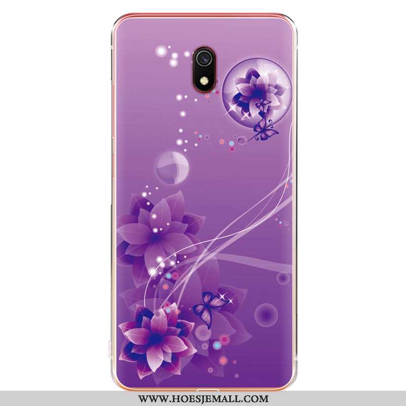 Hoes Xiaomi Redmi 8a Bescherming Doorzichtig Vers All Inclusive Siliconen Mini Purper