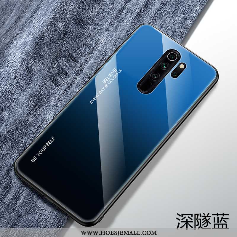 Hoes Xiaomi Redmi 9 Siliconen Bescherming Trend Mobiele Telefoon Donkerblauw Mini Donkerblauwe