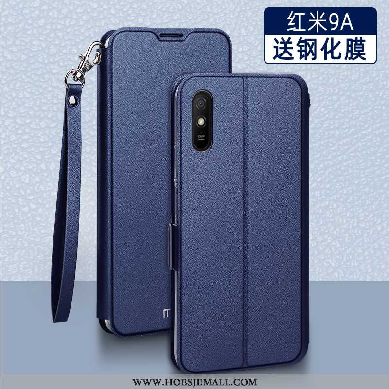 Hoesje Xiaomi Redmi 9a Siliconen Bescherming Rood Mobiele Telefoon Zacht Anti-fall Mini Zwarte