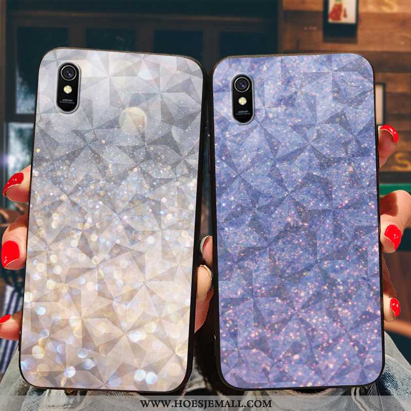 Hoesje Xiaomi Redmi 9a Persoonlijk Patroon Net Red Trend Mobiele Telefoon Grijs Anti-fall