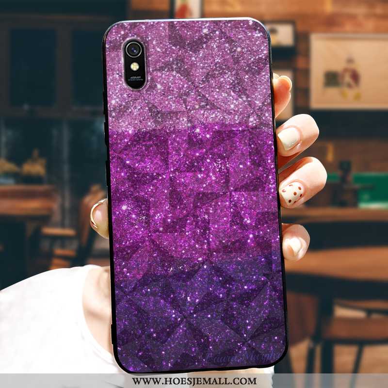 Hoesje Xiaomi Redmi 9a Persoonlijk Patroon Net Red Trend Mobiele Telefoon Grijs Anti-fall