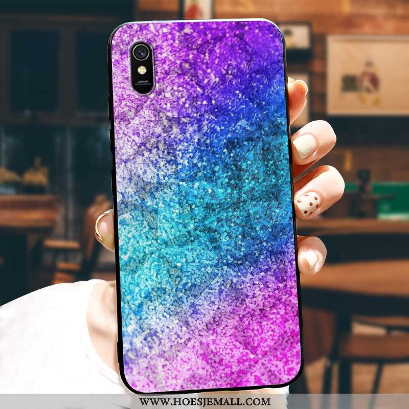 Hoesje Xiaomi Redmi 9a Persoonlijk Patroon Net Red Trend Mobiele Telefoon Grijs Anti-fall