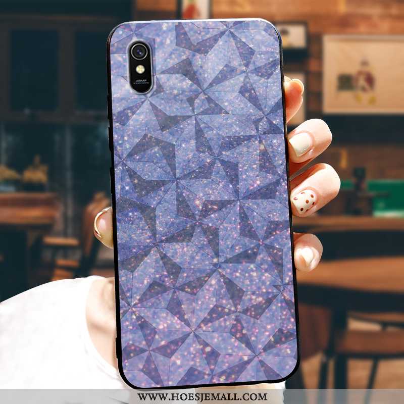 Hoesje Xiaomi Redmi 9a Persoonlijk Patroon Net Red Trend Mobiele Telefoon Grijs Anti-fall