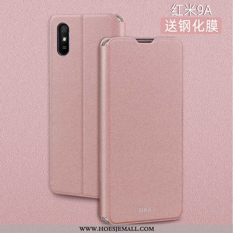 Hoesje Xiaomi Redmi 9a Trend Zacht Clamshell Anti-fall Schrobben Goud Gouden