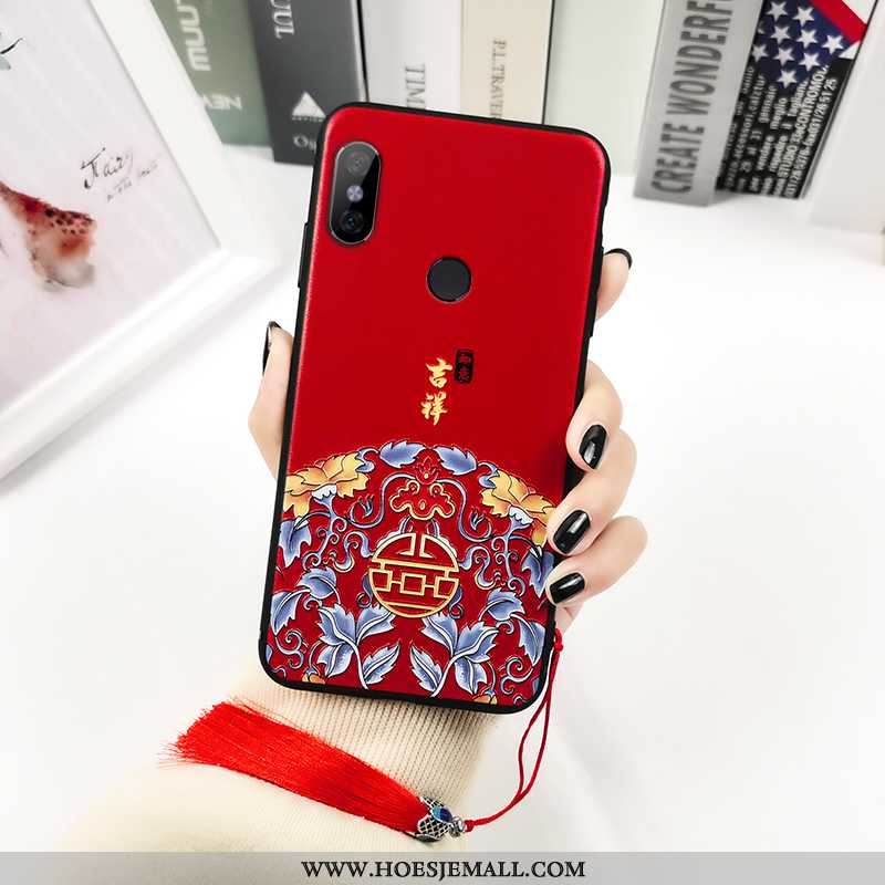 Hoesje Xiaomi Redmi Note 5 Reliëf Vintage All Inclusive Mobiele Telefoon Chinese Stijl Hoes Bescherm