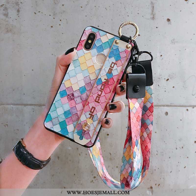 Hoesje Xiaomi Redmi Note 5 Hanger Persoonlijk Hoes Bescherming Mobiele Telefoon Roze