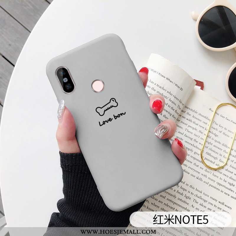 Hoesje Xiaomi Redmi Note 5 Mooie Trend Blauw Lovers Anti-fall Hoge Hoes Blauwe