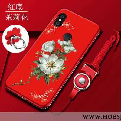 Hoes Xiaomi Redmi Note 5 Zacht Bescherming Hoesje Mobiele Telefoon Schrobben Hoge Anti-fall Rood