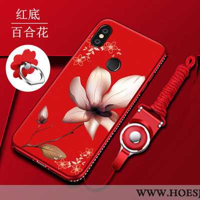 Hoes Xiaomi Redmi Note 5 Zacht Bescherming Hoesje Mobiele Telefoon Schrobben Hoge Anti-fall Rood