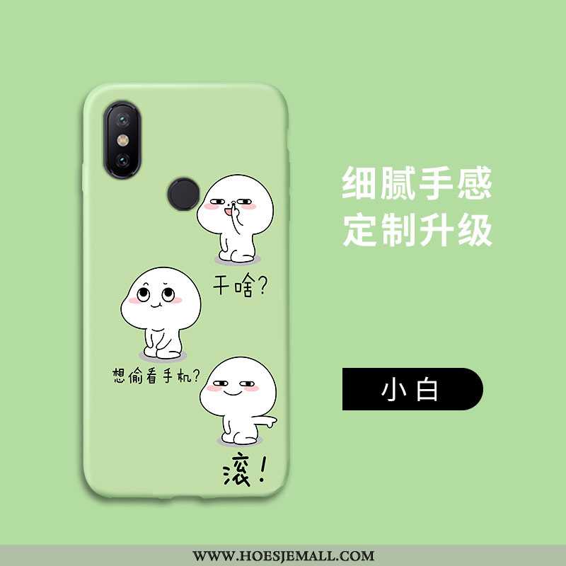 Hoesje Xiaomi Redmi Note 5 Scheppend Siliconen Bescherming Hoes Groen Anti-fall