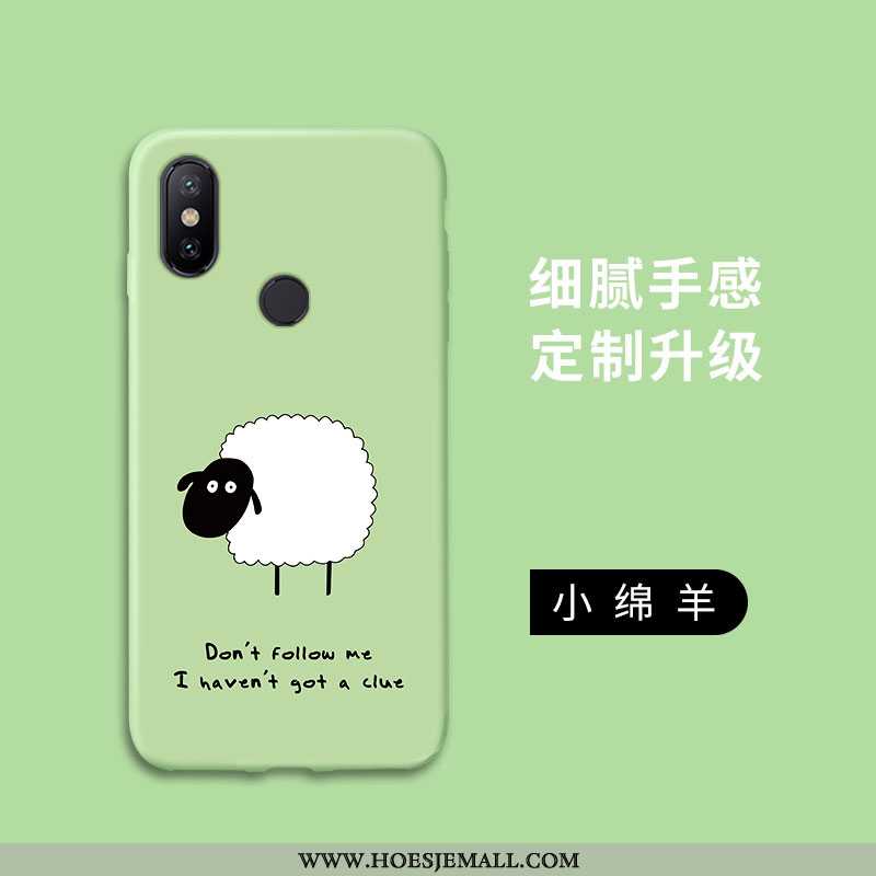 Hoesje Xiaomi Redmi Note 5 Scheppend Siliconen Bescherming Hoes Groen Anti-fall