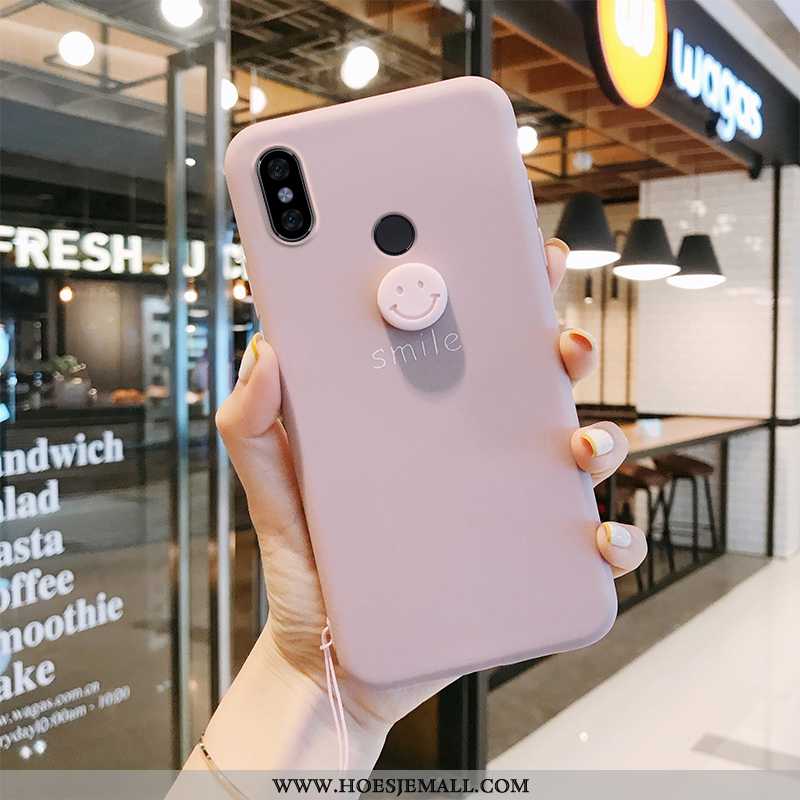 Hoesje Xiaomi Redmi Note 5 Siliconen Bescherming All Inclusive Dun Mobiele Telefoon Mooie Zacht Roze