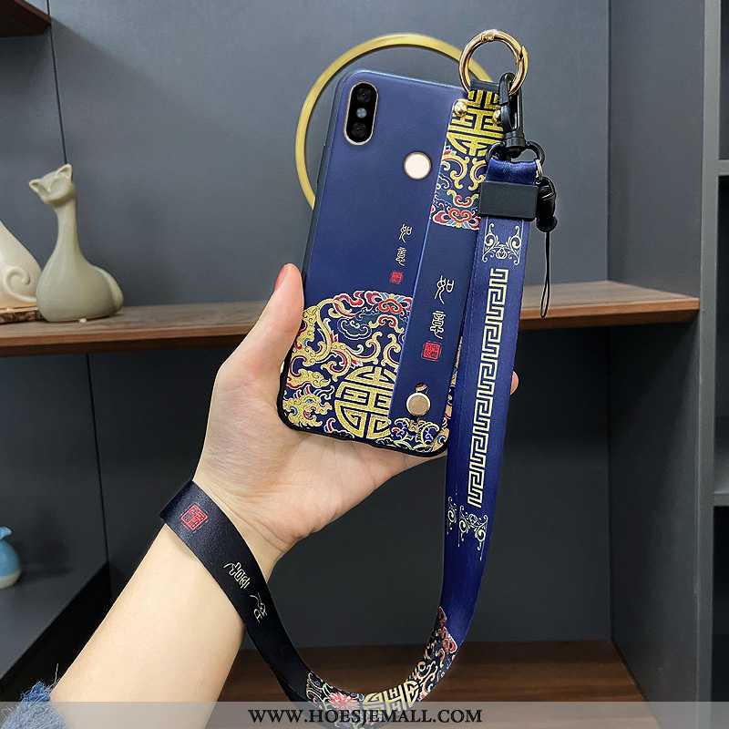 Hoes Xiaomi Redmi Note 5 Scheppend Zacht Rood All Inclusive Mobiele Telefoon Mini Blauwe