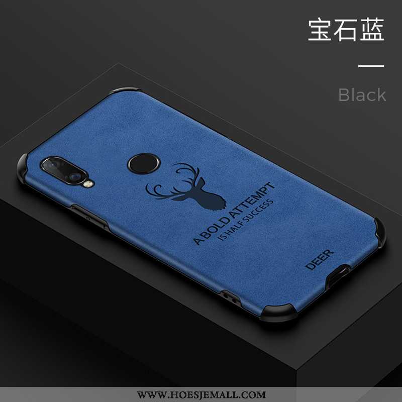 Hoes Xiaomi Redmi Note 7 Skärmskydd Bescherming Mode Rood Tempereren Trend Mobiele Telefoon Blauwe