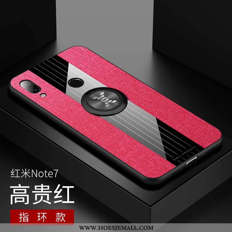 Hoesje Xiaomi Redmi Note 7 Schrobben Persoonlijk Hoes Mobiele Telefoon Net Red Rood Roos
