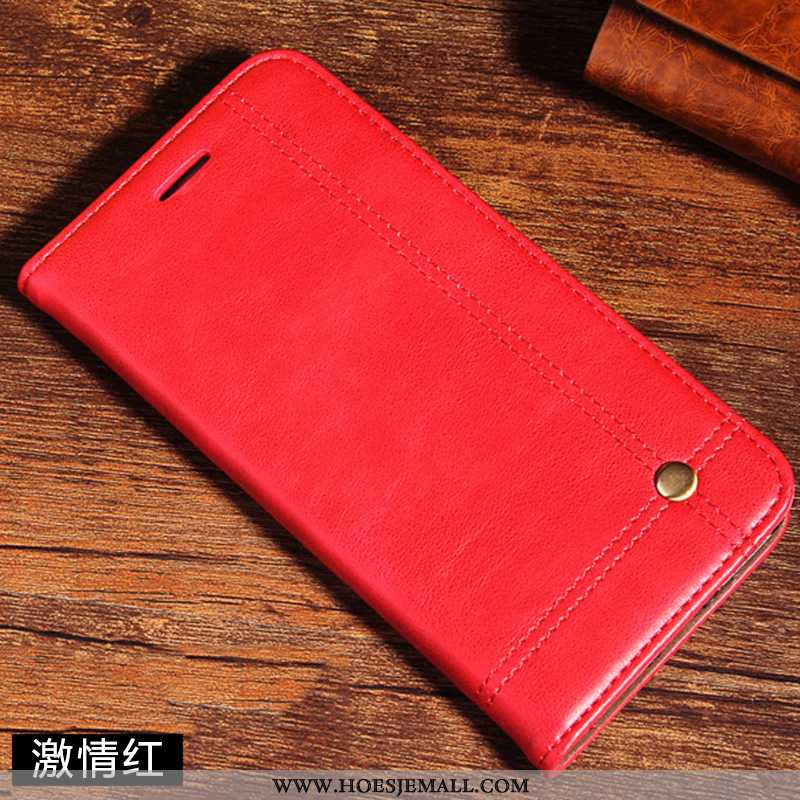 Hoesje Xiaomi Redmi Note 7 Leren Zacht Siliconen Mobiele Telefoon Bescherming Clamshell All Inclusiv