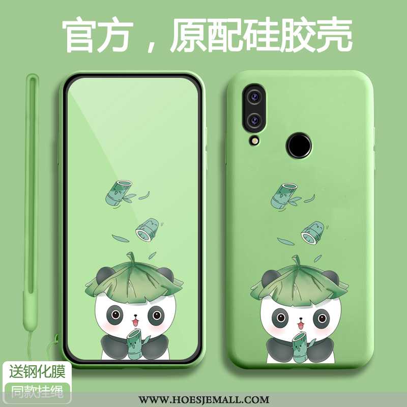 Hoesje Xiaomi Redmi Note 7 Spotprent Mooie Rood Siliconen Anti-fall Net Red