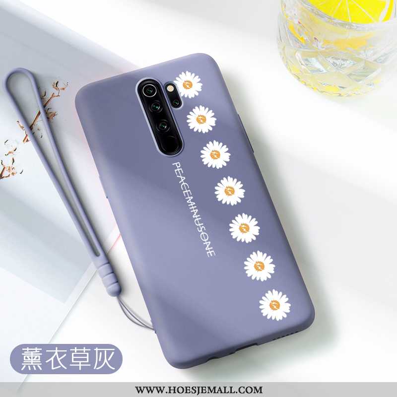 Hoesje Xiaomi Redmi Note 8 Pro Bescherming Super Zwart Mobiele Telefoon Madeliefjes All Inclusive An