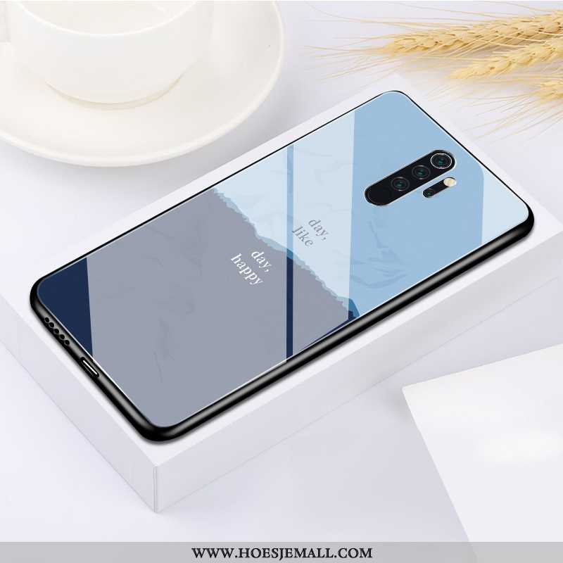 Hoesje Xiaomi Redmi Note 8 Pro Bescherming Glas Dun Persoonlijk Hoes Super Mobiele Telefoon Blauwe