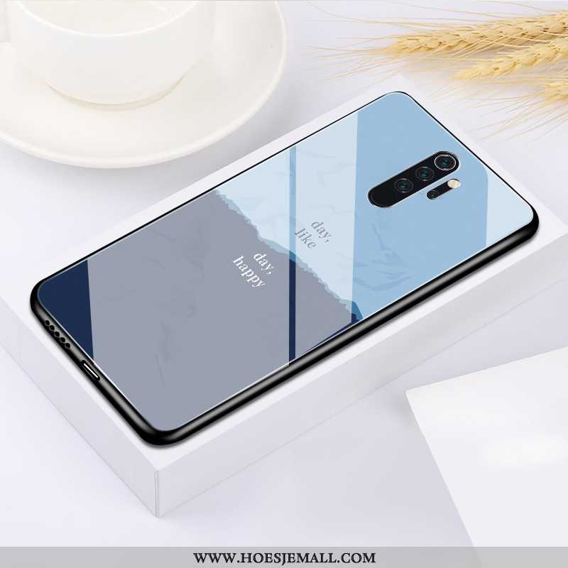 Hoesje Xiaomi Redmi Note 8 Pro Bescherming Glas Dun Persoonlijk Hoes Super Mobiele Telefoon Blauwe