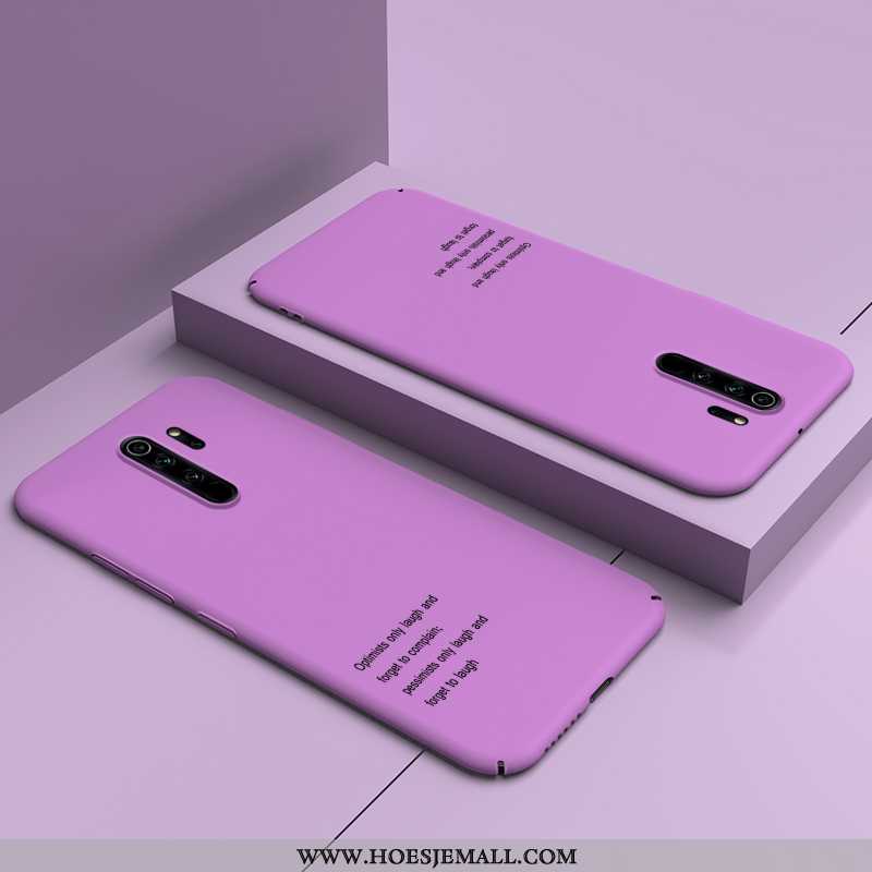 Hoesje Xiaomi Redmi Note 8 Pro Schrobben Persoonlijk Original Hoes Rood Bescherming Purper