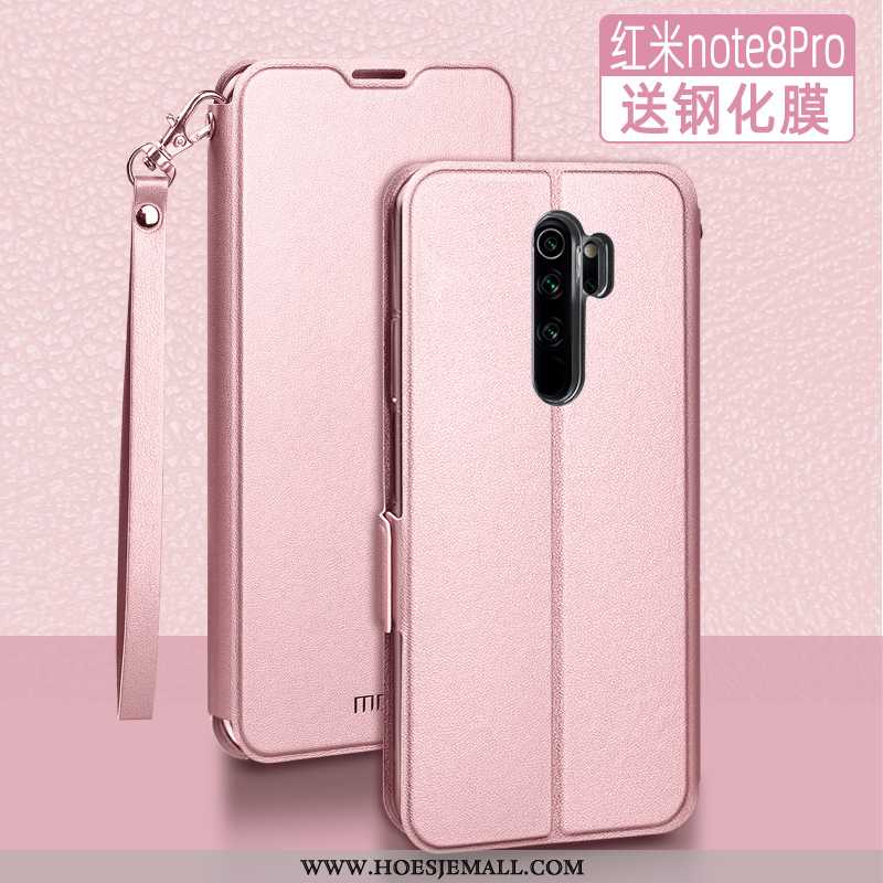 Hoes Xiaomi Redmi Note 8 Pro Scheppend Trend Siliconen Mobiele Telefoon Hoesje Bescherming Roze