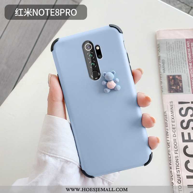 Hoesje Xiaomi Redmi Note 8 Pro Super Dun Anti-fall All Inclusive Beren Mooie Rood