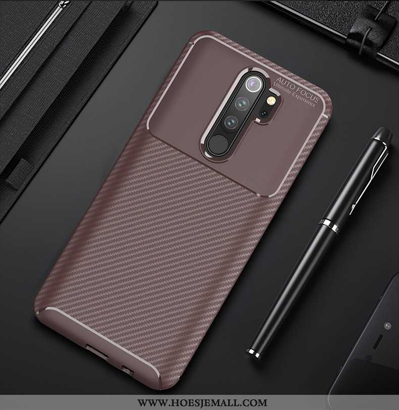 Hoesje Xiaomi Redmi Note 8 Pro Persoonlijk Scheppend Hoes Trend Net Red Schrobben Anti-fall Bruine