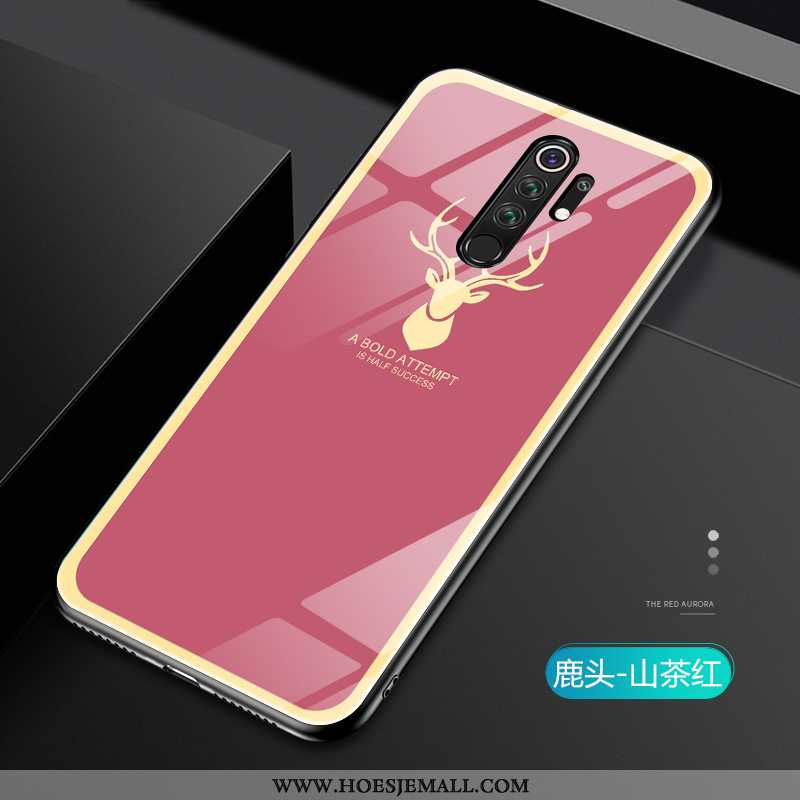 Hoes Xiaomi Redmi Note 8 Pro Dun Zacht Glas Net Red Hoesje Rood Siliconen