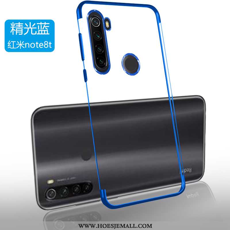 Hoes Xiaomi Redmi Note 8t Dun Zacht Nieuw All Inclusive Anti-fall Mini Mobiele Telefoon Blauwe