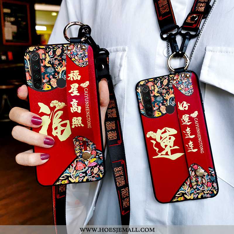 Hoes Xiaomi Redmi Note 8t Persoonlijk Trend Siliconen Bescherming Hoesje Rood