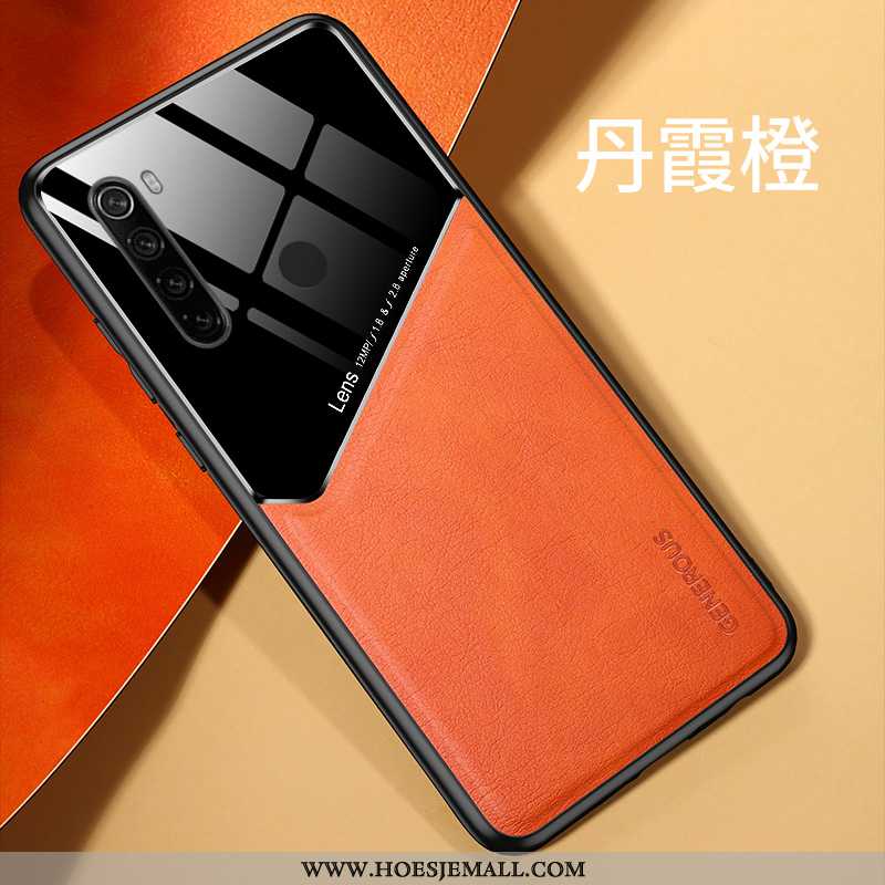 Hoes Xiaomi Redmi Note 8t Dun Siliconen Rood Super Leer Hoesje Trend Blauwe