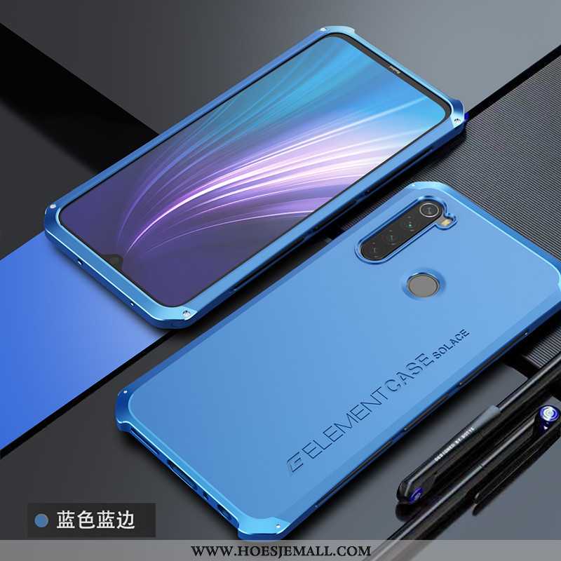 Hoesje Xiaomi Redmi Note 8t Persoonlijk Trend Schrobben Eenvoudige Bedrijf Bescherming Hard Rood