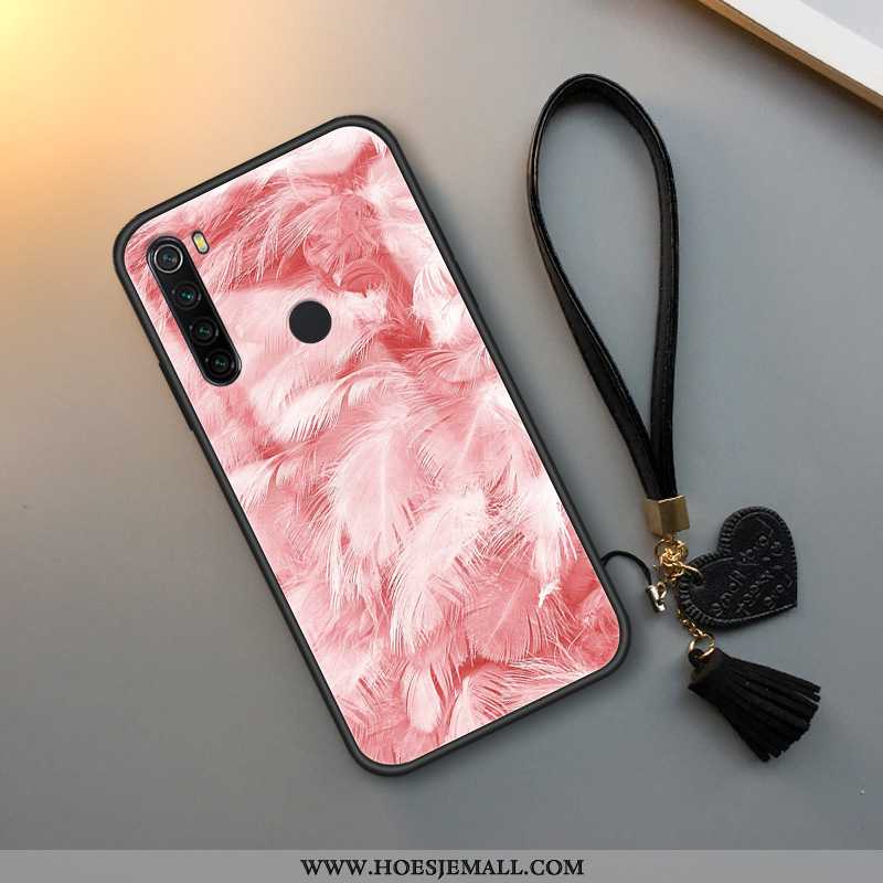 Hoes Xiaomi Redmi Note 8t Bescherming Glas Net Red Sterrenhemel Hoesje Siliconen Donkerblauw Donkerb