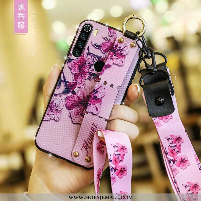 Hoesje Xiaomi Redmi Note 8t Persoonlijk Scheppend Mobiele Telefoon Bescherming Trend Roze Siliconen