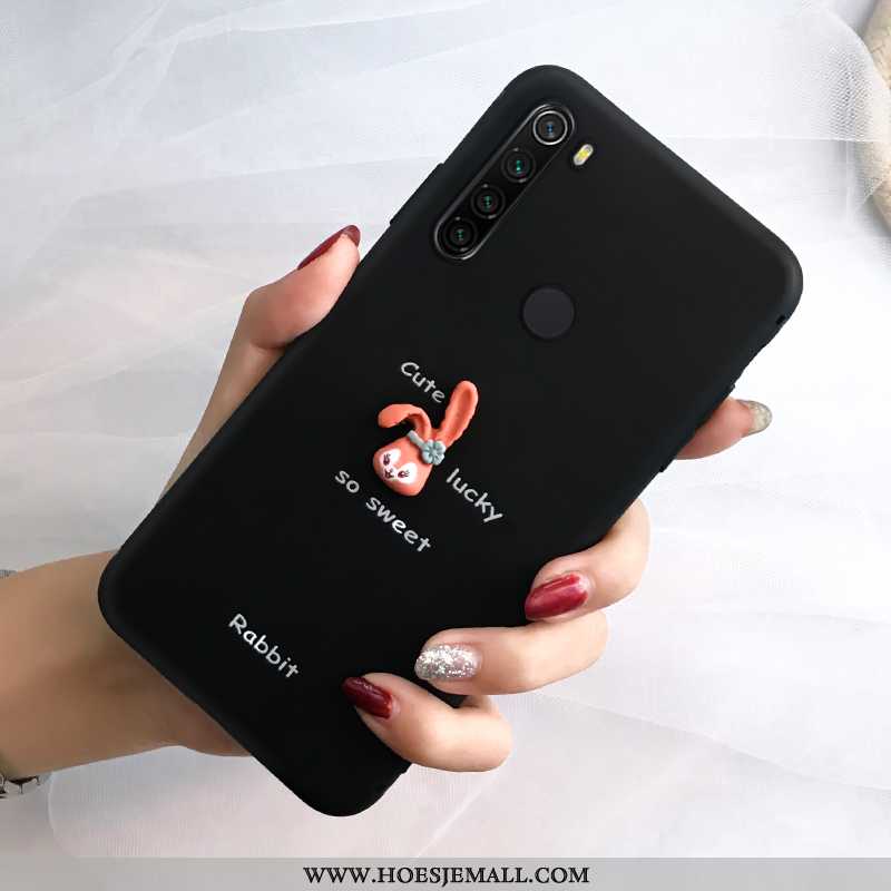 Hoes Xiaomi Redmi Note 8t Trend Zacht Spotprent Mooie All Inclusive Rood Anti-fall Zwarte