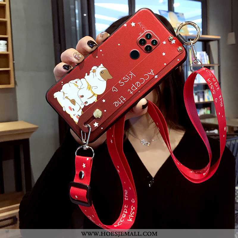 Hoesje Xiaomi Redmi Note 9 Pro Spotprent Mooie Mobiele Telefoon Mini Bescherming Hoes Rood