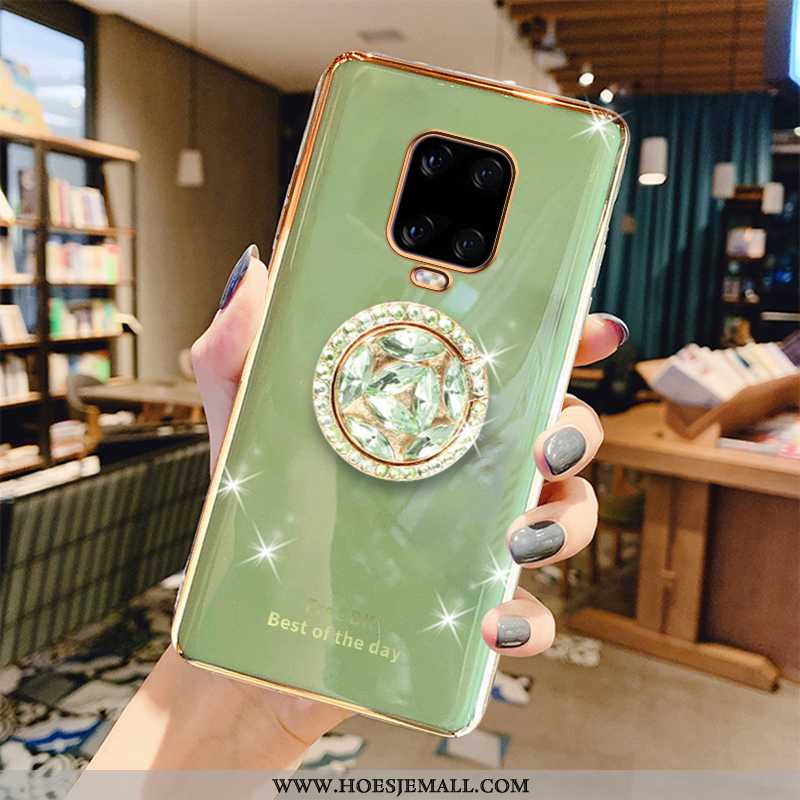 Hoesje Xiaomi Redmi Note 9 Pro Trend Bescherming All Inclusive Plating Anti-fall Purper Koe