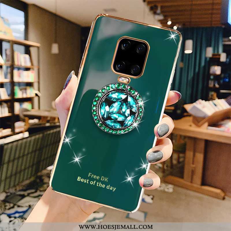 Hoesje Xiaomi Redmi Note 9 Pro Trend Bescherming All Inclusive Plating Anti-fall Purper Koe