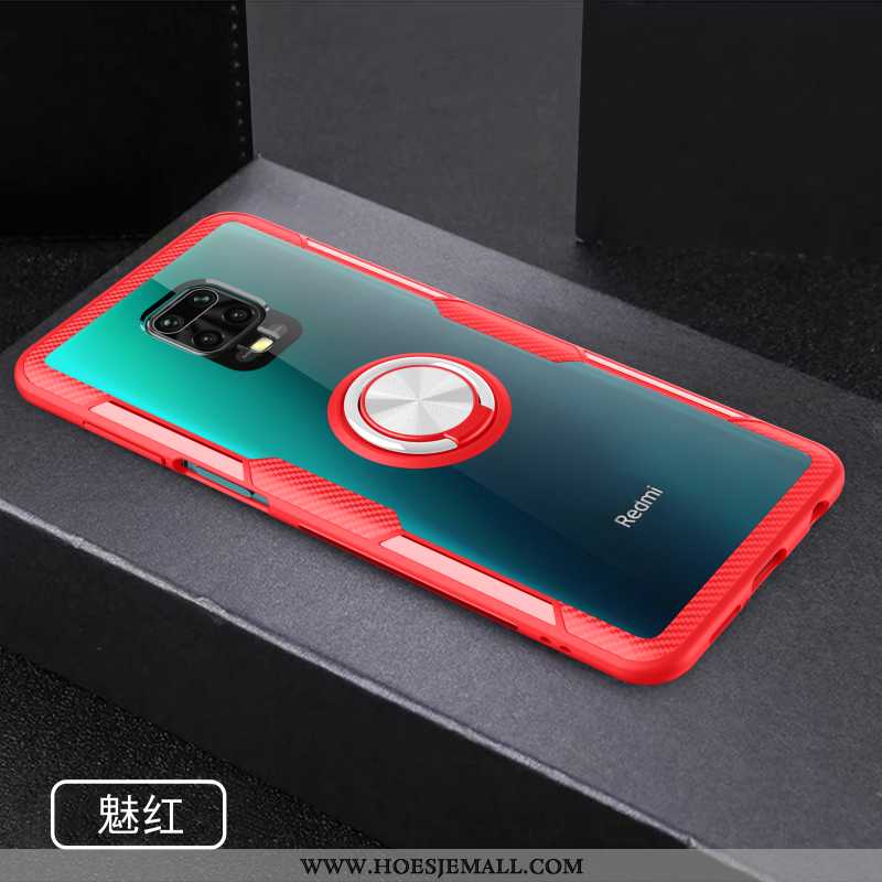 Hoesje Xiaomi Redmi Note 9 Pro Siliconen Bescherming Mobiele Telefoon Rood Anti-fall All Inclusive D