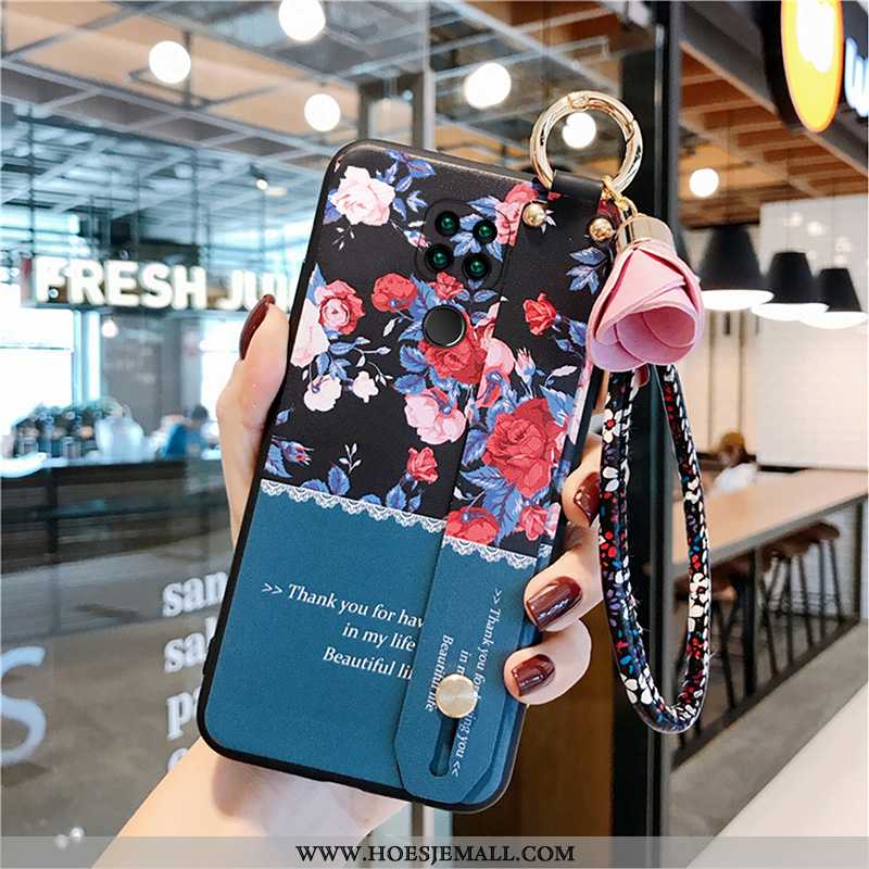 Hoes Xiaomi Redmi Note 9 Bescherming Schrobben Roze Rood Anti-fall Lovers